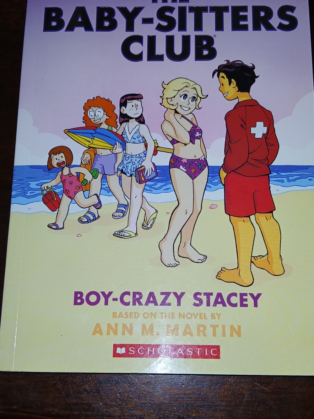 The Baby-Sitters Club: Boy-Crazy Stacey - Purple Cover